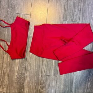 Red Women's matching Active Set